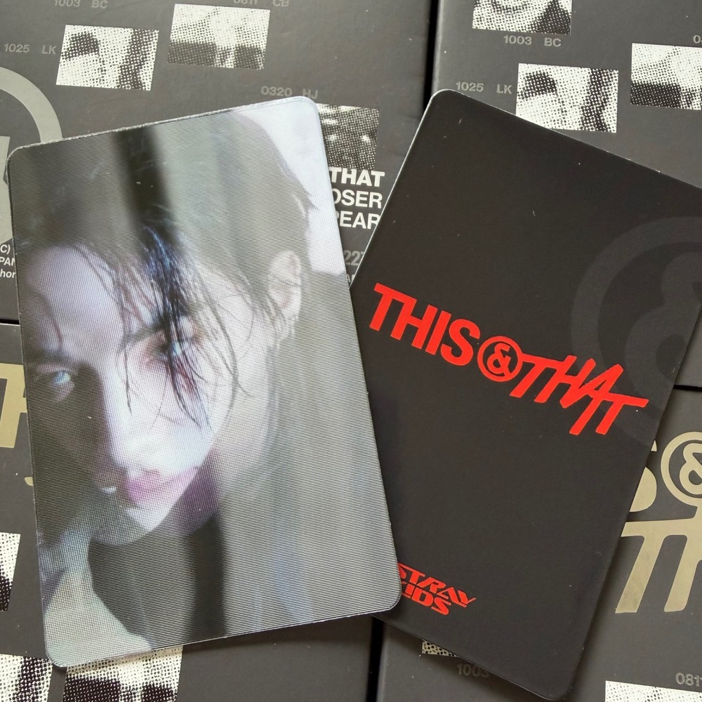 STRAY KIDS HYUNJIN This & That Lenticular Photocard